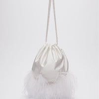 The Sarah Drawstring Purse - Black