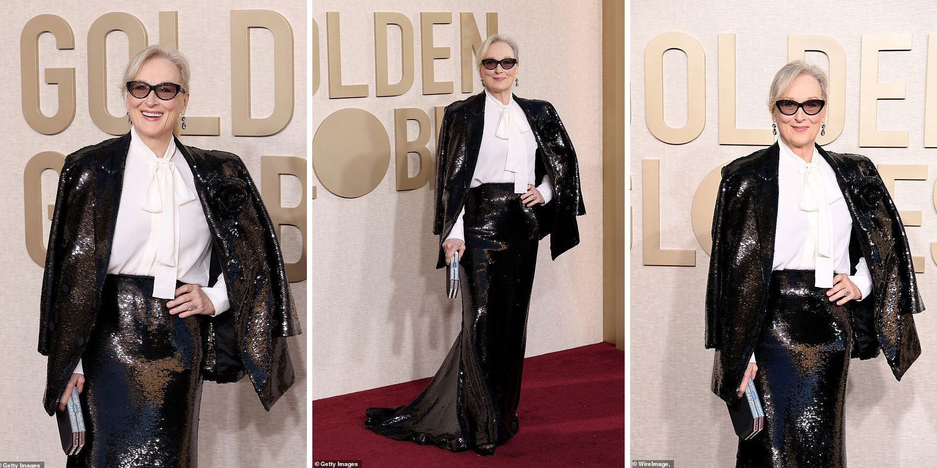 Meryl Streep Glows with Bella Rosa at the Golden Globes