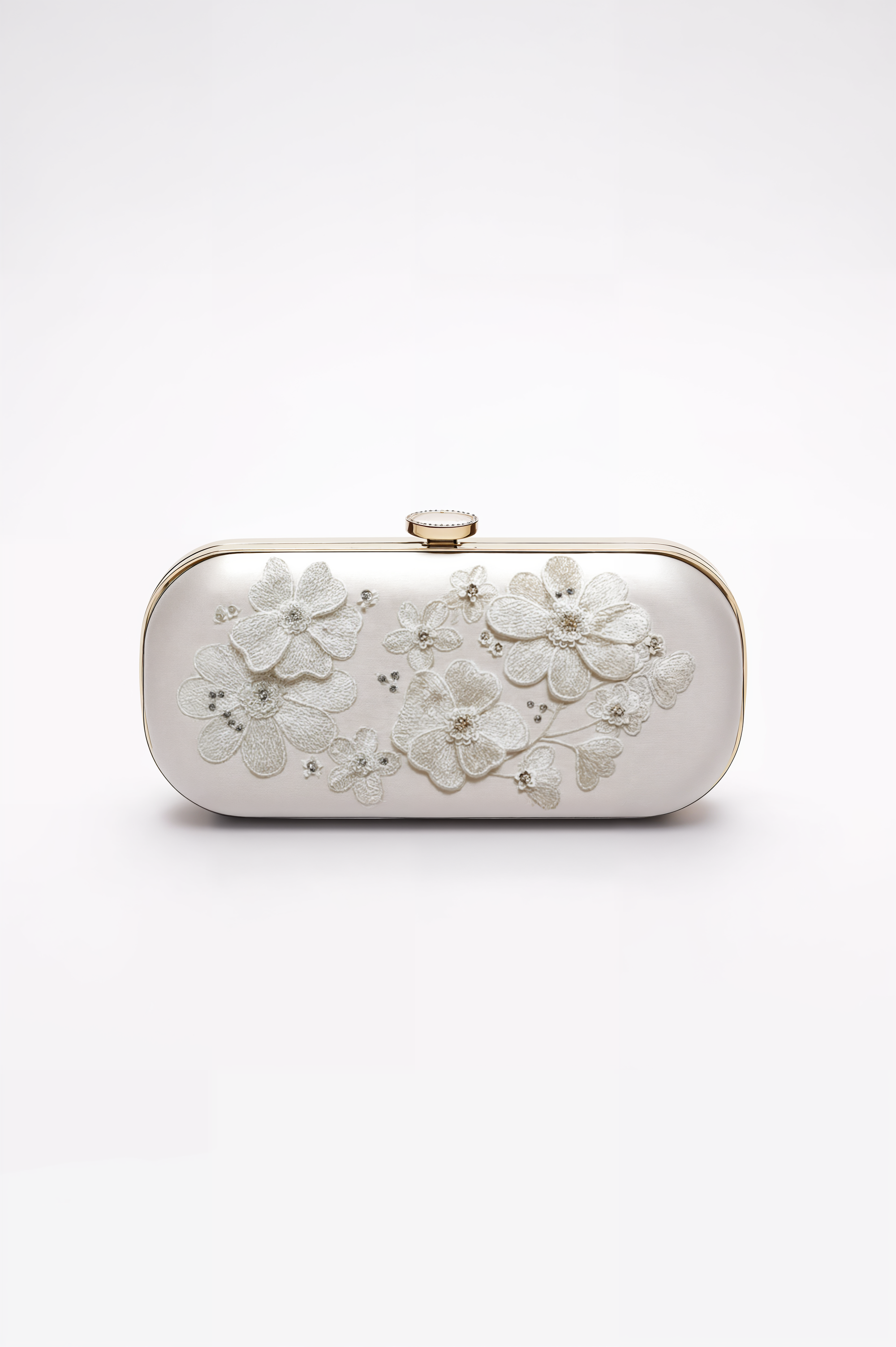 The Ultimate Mother's Gift to the Bride  - Custom Bridal Clutch to Match Lee Grebenau Bridal Gown